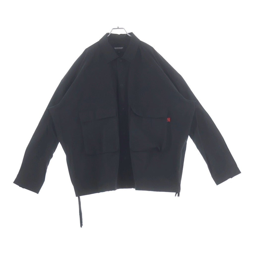 NO BRAND(ノーブランド) VIRGOwearworks MAJOR UTILITY SHIRT JACKET ヴァルゴウェアワークス メジャーユーティリティシャツジャケット ブラック VG-JKT-397