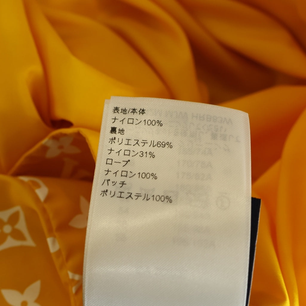 LOUIS VUITTON(ルイヴィトン) 24AW MONOGRAM PRINT TECHNICAL TRACK JACKET モノグラムプリントテクニカルトラックブルゾン ナイロンジャケット イエロー/ホワイト RM242M MJW HRB83W
