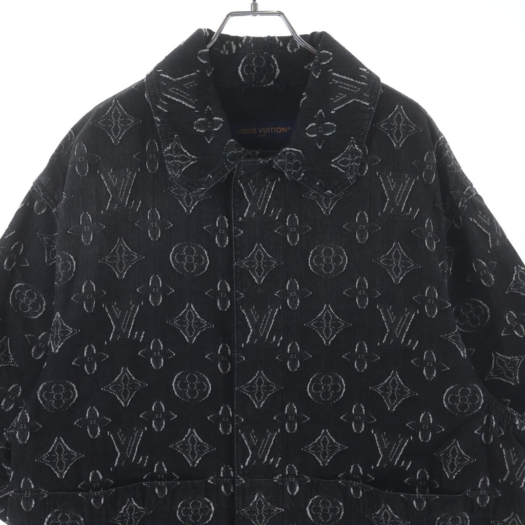 LOUIS VUITTON(ルイヴィトン) 23SS MONOGRAM CHAMBRAY SS SHHIRT RM232 ARS HPS73W モノグラム シャンブレー 半袖シャツ ブラック