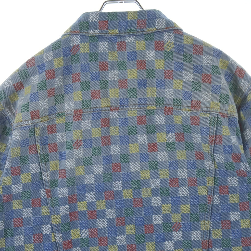 LOUIS VUITTON(ルイヴィトン) 25SS DAMIE DENIM TRACKER JACKET RM251M J16 HSA72W ダミエ マルチカラー デニムトラッカージャケット ブルー