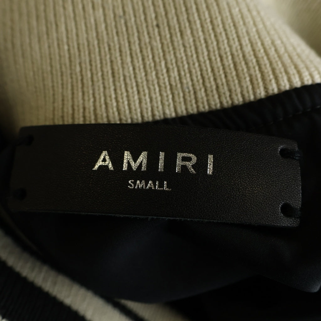AMIRI(アミリ) Arch Logo Stadium Jacket アーチロゴスタジャン ジャケット アウター パープル