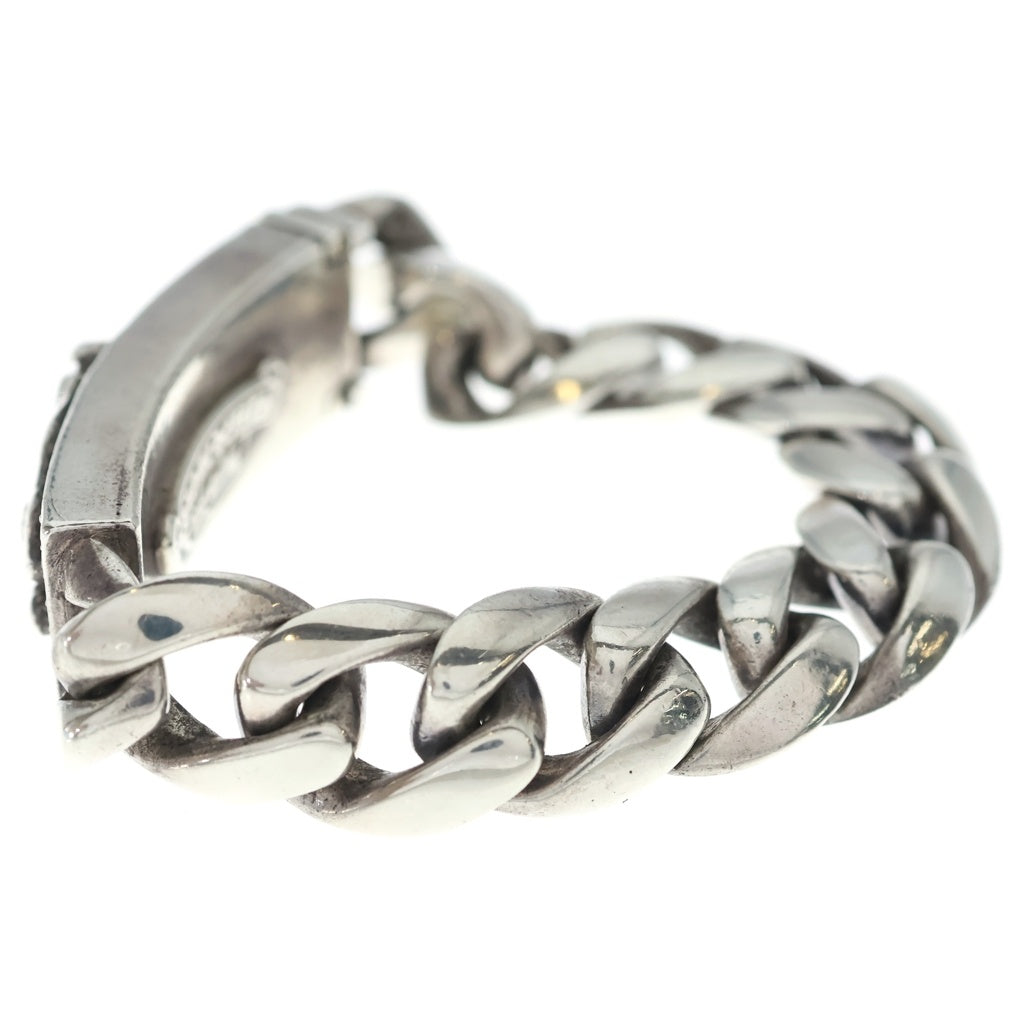 CHROME HEARTS(クロムハーツ) ID DAGGER DIA ダガーIDクラシックリンクブレスレット アフターダイヤ 11LINK シルバー