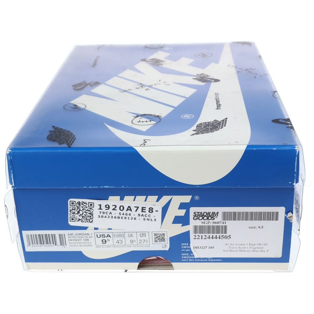 NIKE(ナイキ) ×TRAVIS SCOTT ×FRAGMENT AIR JORDAN1 RETRO HIGH OG SP DH3227-105 トラヴィススコット フラグメント エアジョーダン1 ハイカットスニーカー US9.5/27.5cm