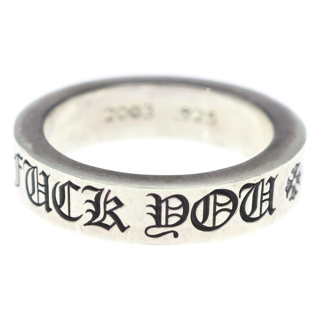 CHROME HEARTS(クロムハーツ) 6mm SPACER FUCK YOU 6mmスペーサーリング ファックユー シルバーBCA336