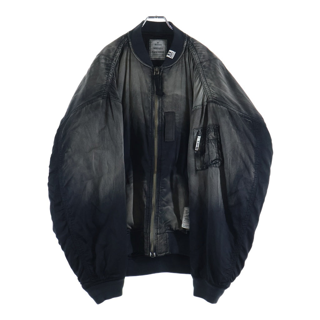 MAISON MIHARAYASUHIRO(メゾンミハラヤスヒロ) Aged Flight Jacket エイジフライトジャケット ブラック J13BL151