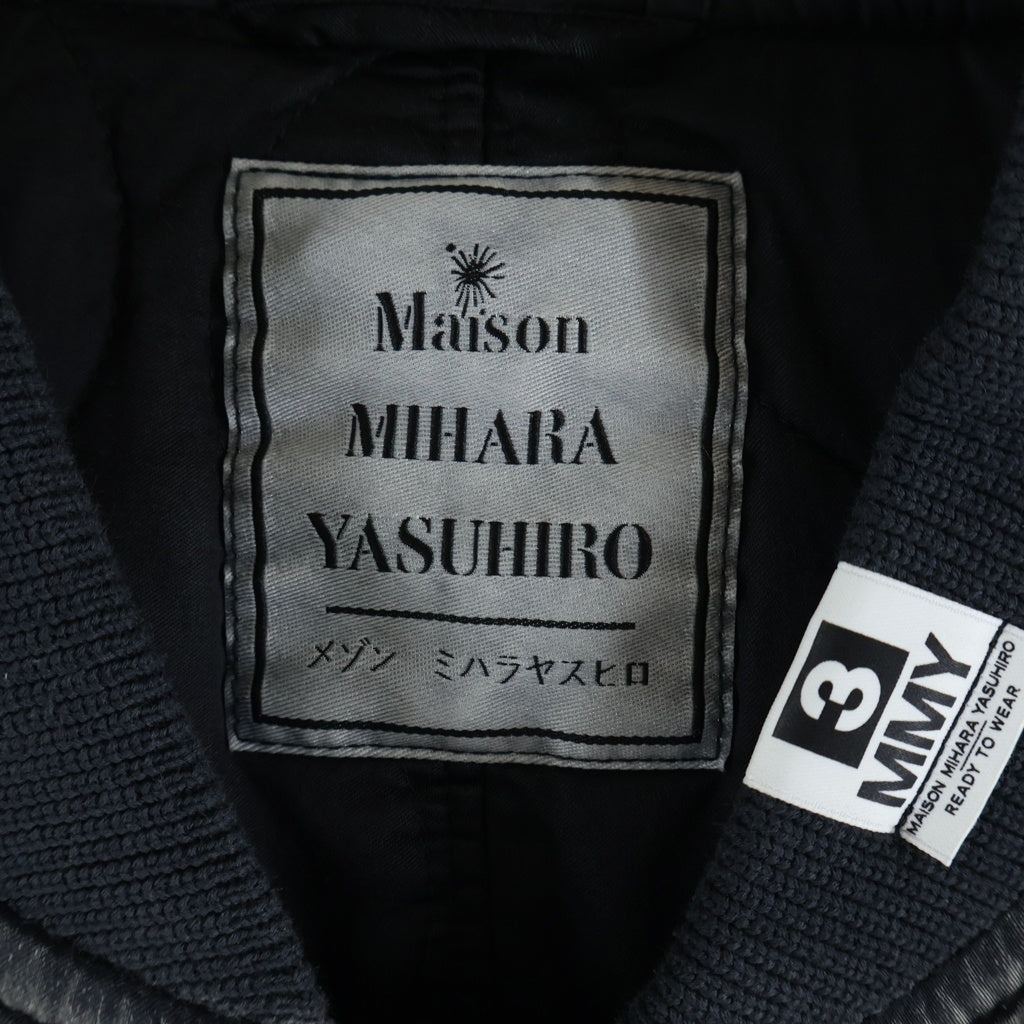 MAISON MIHARAYASUHIRO(メゾンミハラヤスヒロ) Aged Flight Jacket エイジフライトジャケット ブラック J13BL151