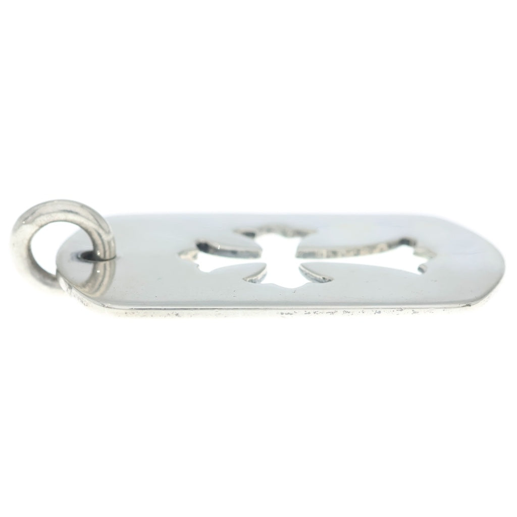 CHROME HEARTS(クロムハーツ) D TAG LRG CO CRS カットアウトクロスドッグタグ ラージ ペンダントトップ シルバー BCA239