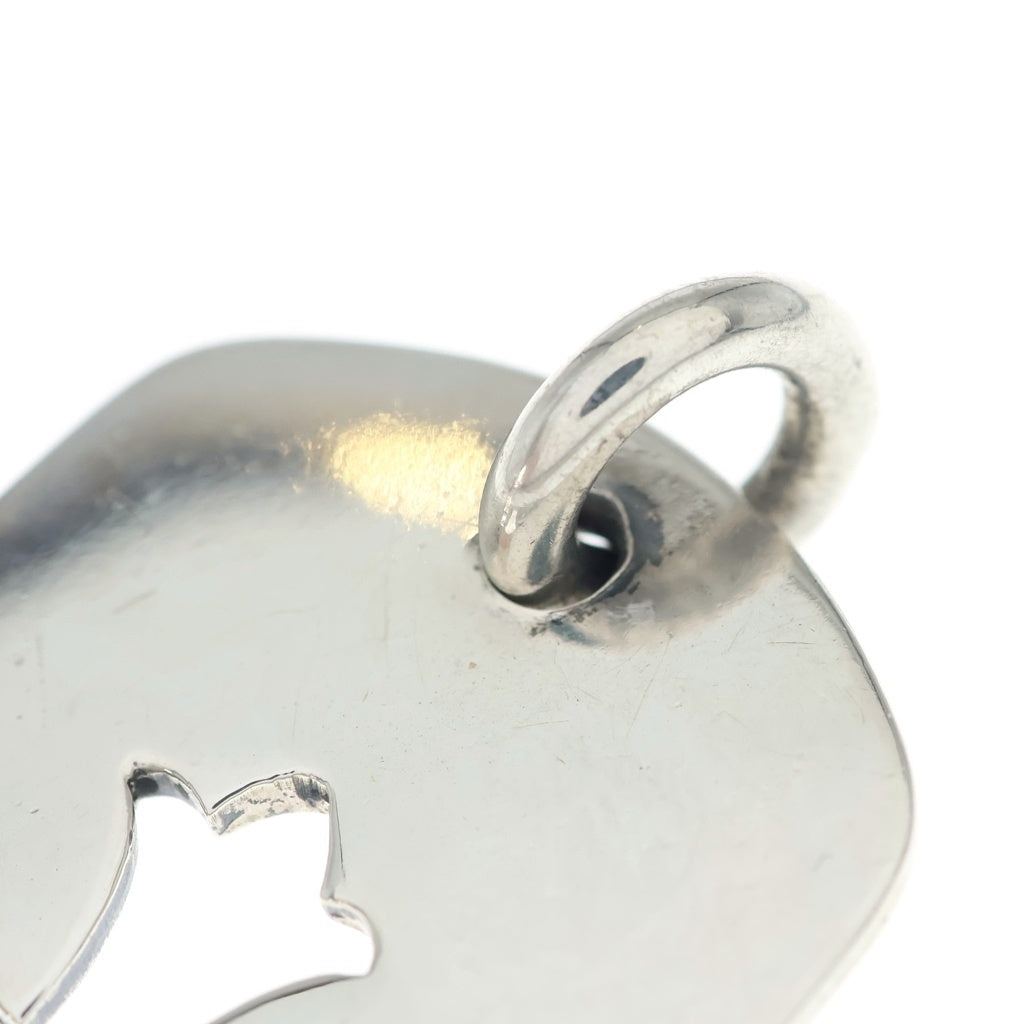 CHROME HEARTS(クロムハーツ) D TAG LRG CO CRS カットアウトクロスドッグタグ ラージ ペンダントトップ シルバー BCA239