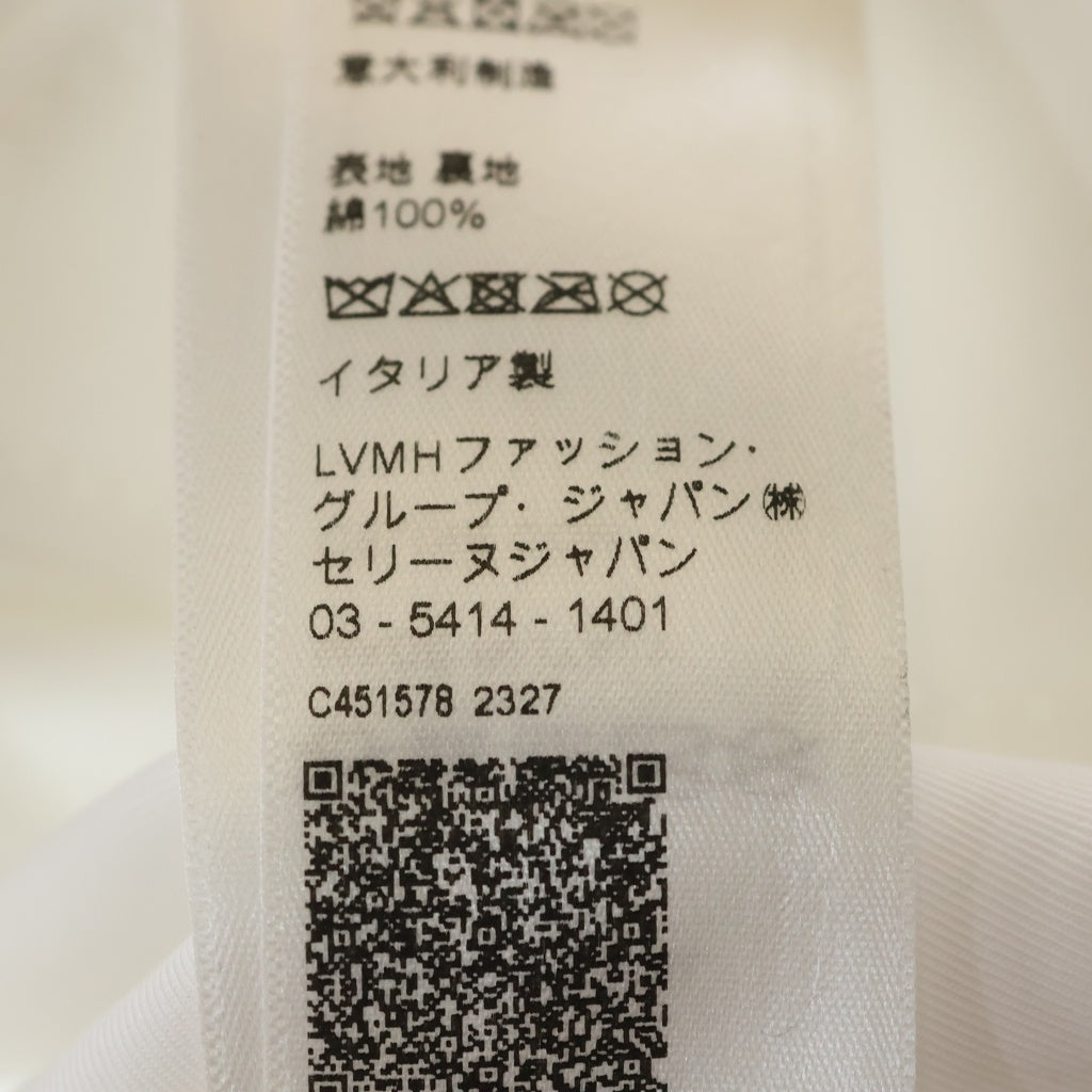 CELINE(セリーヌ) Logo Baseball Cap ロゴ刺繍 ベースボールキャップ 帽子 ホワイト 2AUS9969P レディース