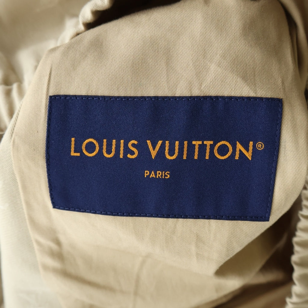 LOUIS VUITTON(ルイヴィトン) 24AW LVロゴ ジップアップジャケット ブルゾン ベージュ RM242MQ KKA HRB41W