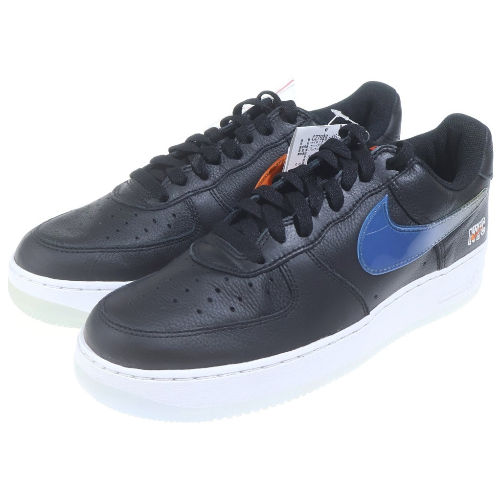 NIKE(ナイキ) ×KITH AIR FORCE 1 LOW NEW YORK KNICKS キス エアフォース1 ロー ニューヨーク ニックス ローカットスニーカー ブラック US10/28cm CZ7928-001
