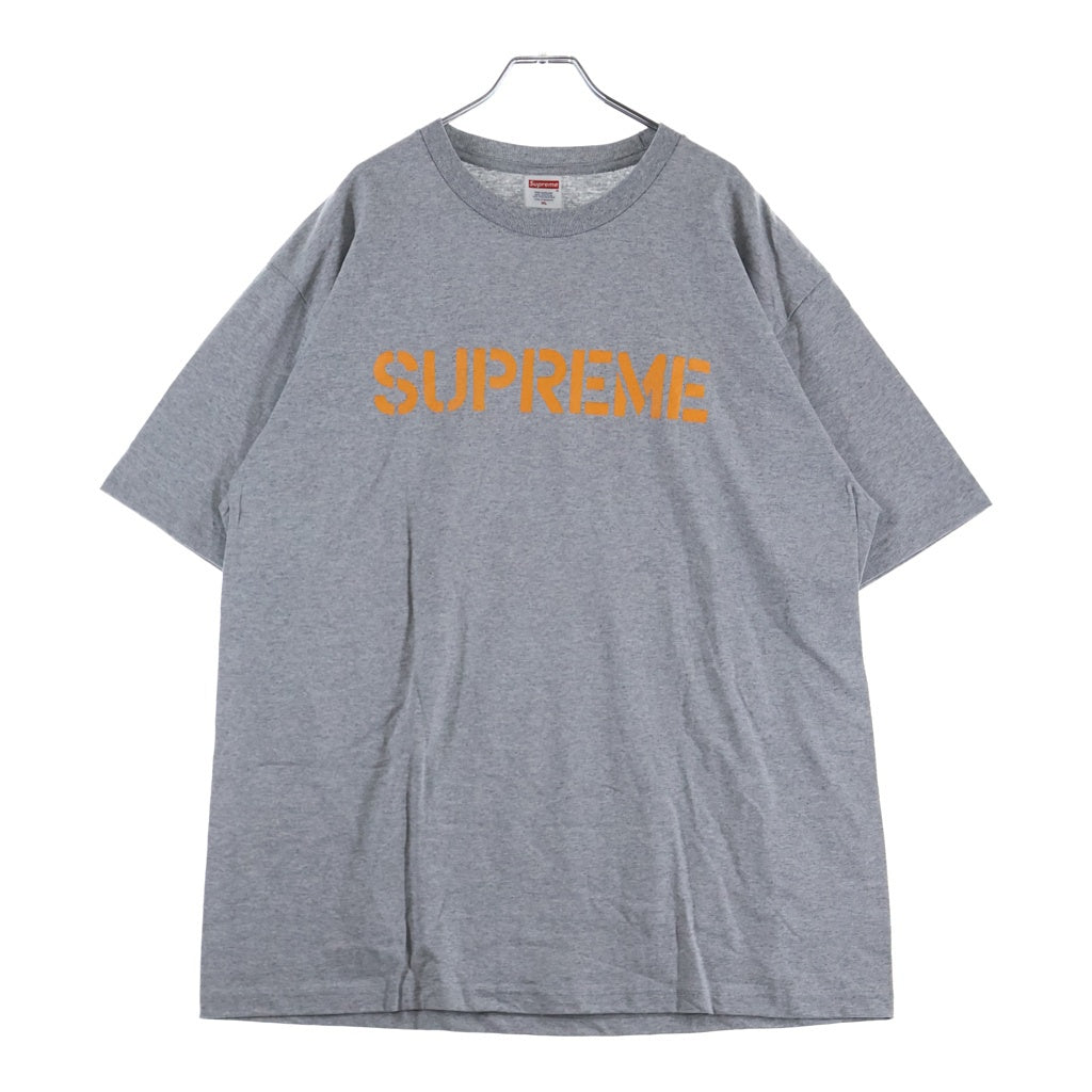 SUPREME(シュプリーム) 26SS Hard Tee ハード プリント半袖Tシャツ カットソー グレー