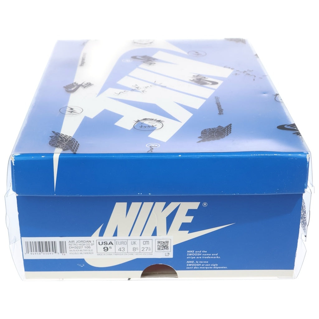 NIKE(ナイキ) ×TRAVIS SCOTT ×FRAGMENT AIR JORDAN1 RETRO HIGH OG SP トラヴィススコット フラグメント エアジョーダン1 ハイカットスニーカー US9.5/27.50cm DH3227-105