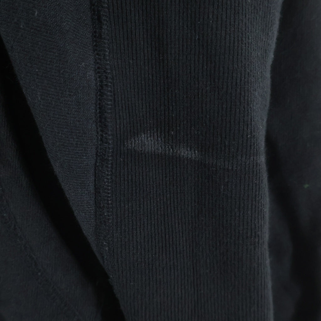Girls Don't Cry(ガールズドントクライ) LOGO HOODIE 両面ロゴデザイン フーデッド スウェット パーカー ブラック