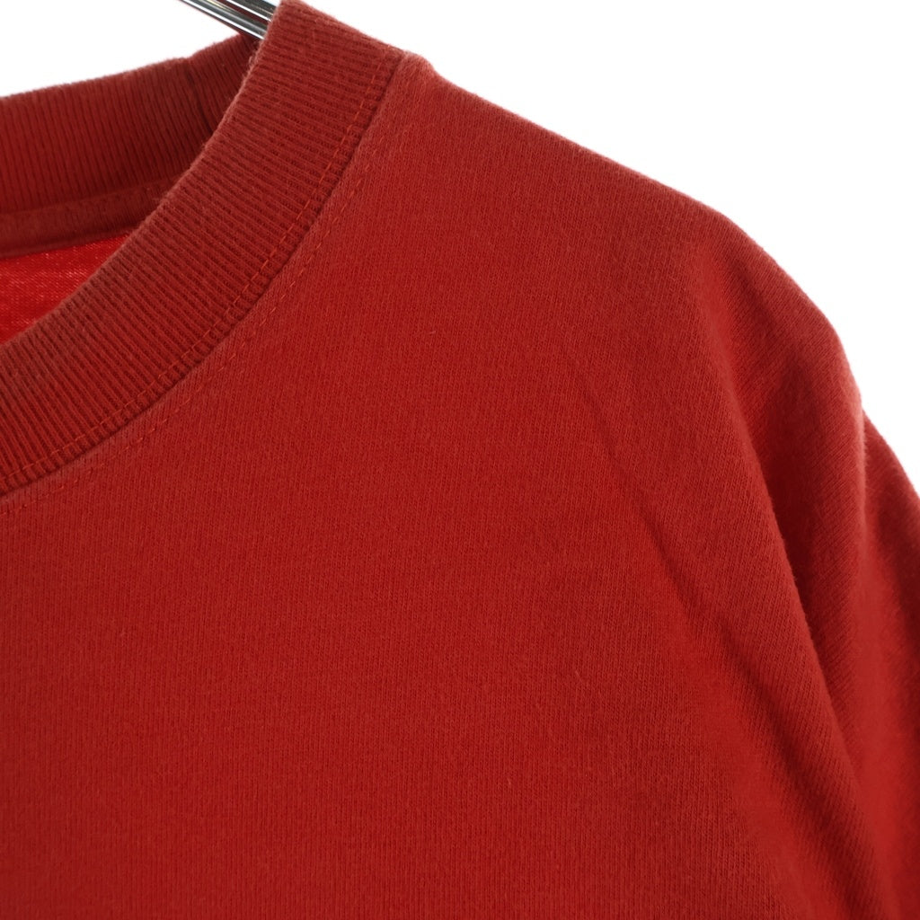 VETEMENTS(ヴェトモン) 19AW ATELIER PATCH T-SHIRT アトリエパッチ クルーネック カットソー 半袖Tシャツ レッド UAH20TR636