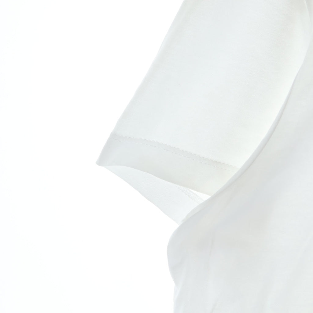 Maison Martin Margiela(メゾンマルタンマルジェラ) 21SS 反転ロゴエンブロイダリー クルーネック カットソー 半袖Tシャツ ホワイト S30GC0701