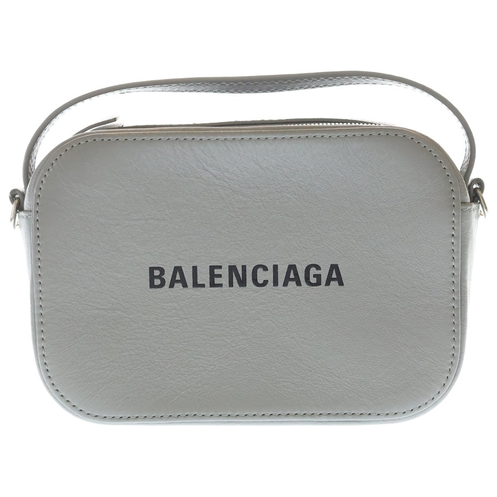 BALENCIAGA(バレンシアガ) エブリデイ カメラバッグ レザー 2WAYハンドバッグ ショルダーバッグ グレー 608653