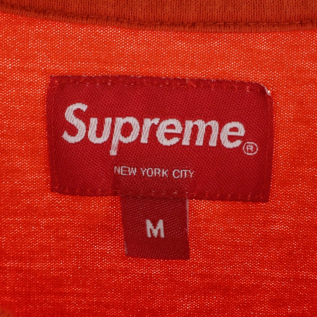 SUPREME(シュプリーム) Small Box Tee L/S スモールボックスロゴ 長袖カットソー オレンジ