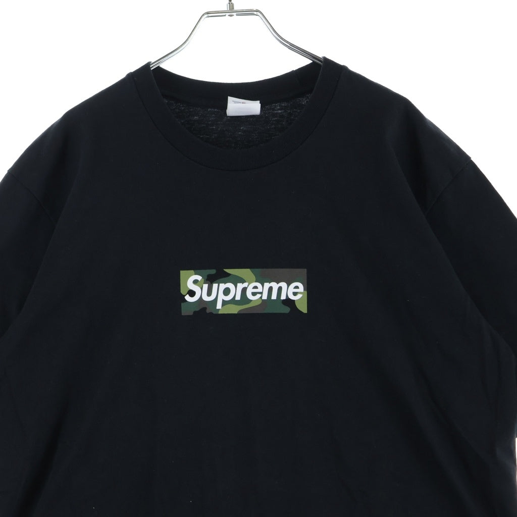 SUPREME(シュプリーム) 23AW Box Logo Tee Camo カモフラージュ 迷彩 ボックスロゴ クルーネック 半袖Tシャツ カットソー ブラック