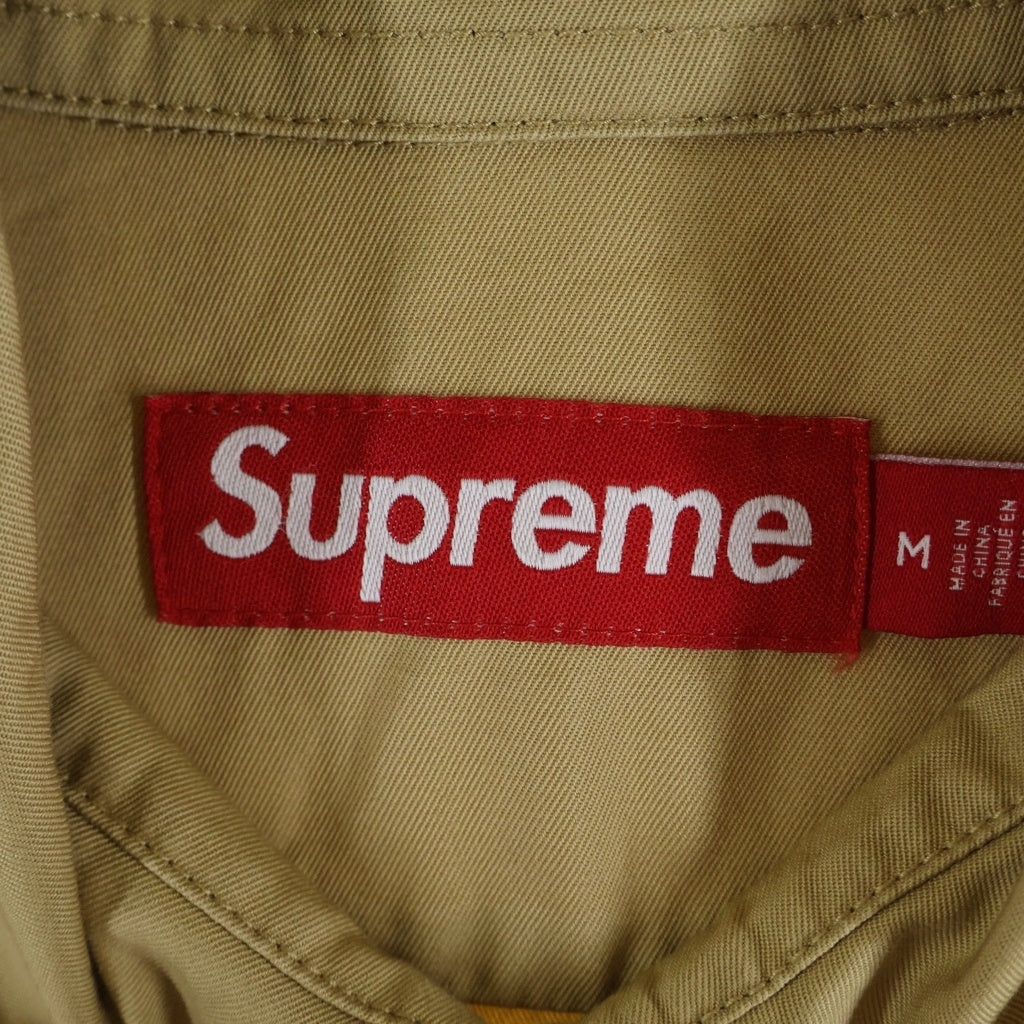 SUPREME(シュプリーム) 23AW Small Box Shirt スモールボックスロゴ 長袖シャツ ブラウン