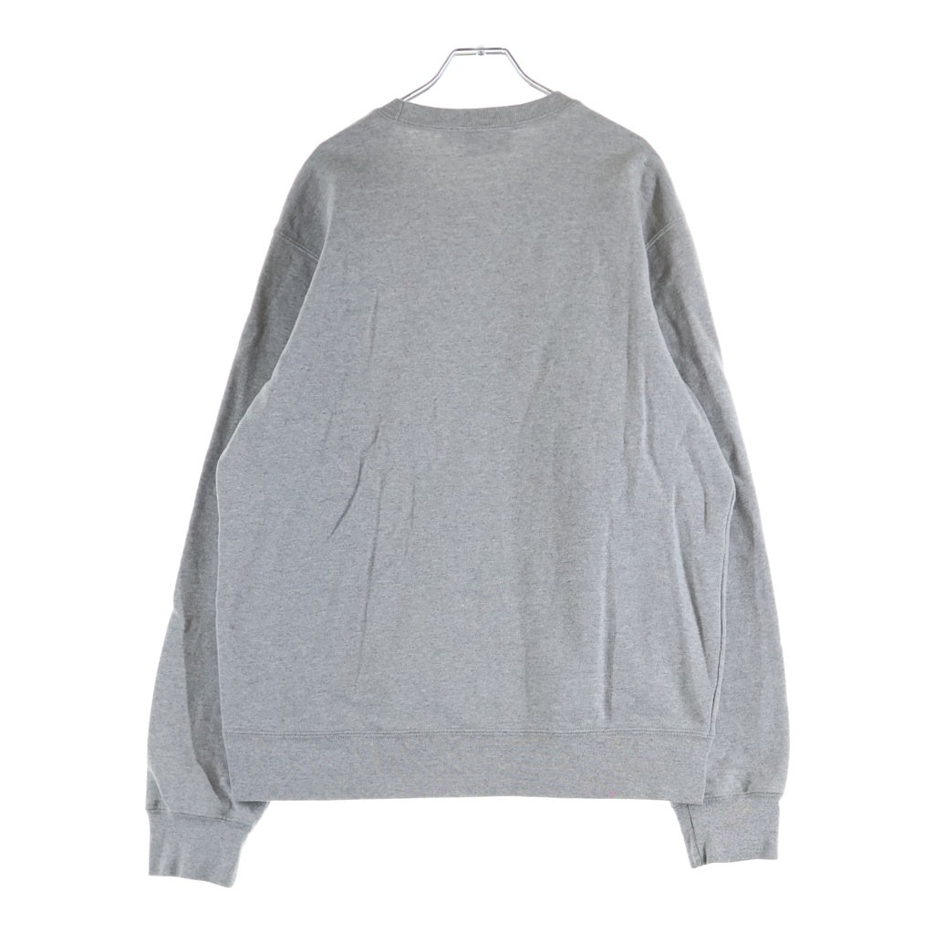 SUPREME(シュプリーム) 20SS Cutout Logo Crewneck カットアウトボックスロゴ クルーネック スウェット トレーナー グレー