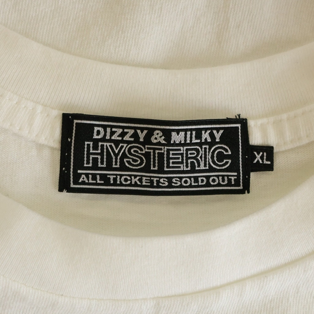 HYSTERIC GLAMOUR(ヒステリックグラマー) HYSTERIC SAVES フロントプリント 半袖Tシャツ カットソー ホワイト 02251CT24
