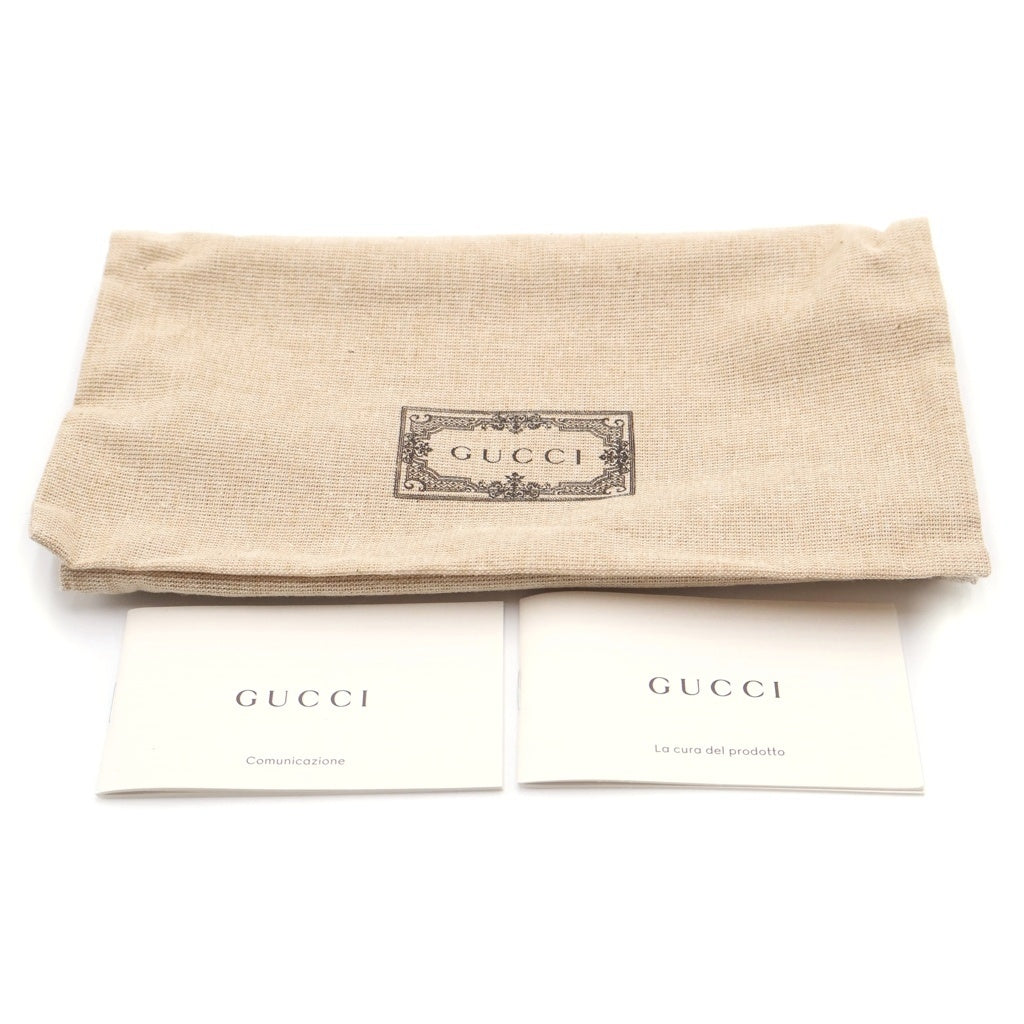 GUCCI(グッチ) GGマーモント ラウンドファスナー レザー長財布 ブラック 443123