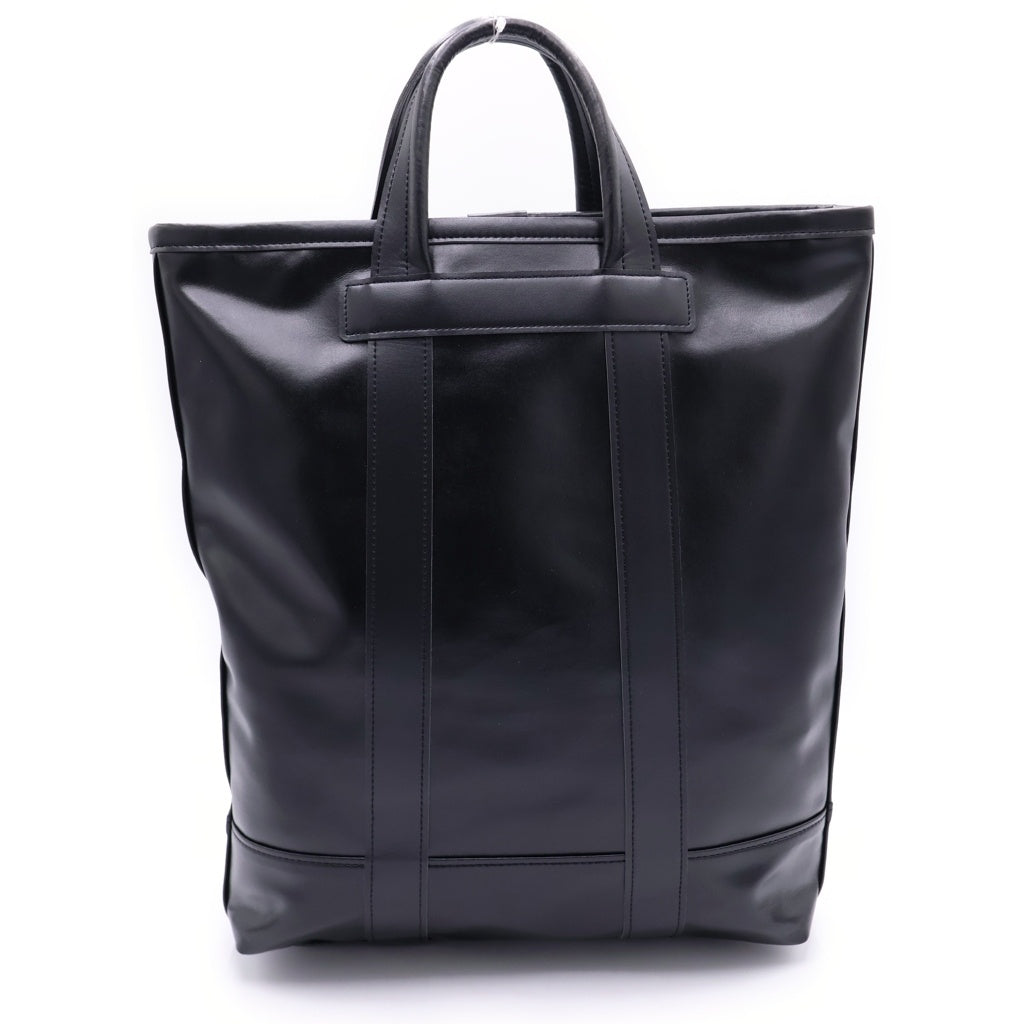 COMME des GARCONS(コムデギャルソン) フェイクレザー トートバッグ ブラック DO-K 202
