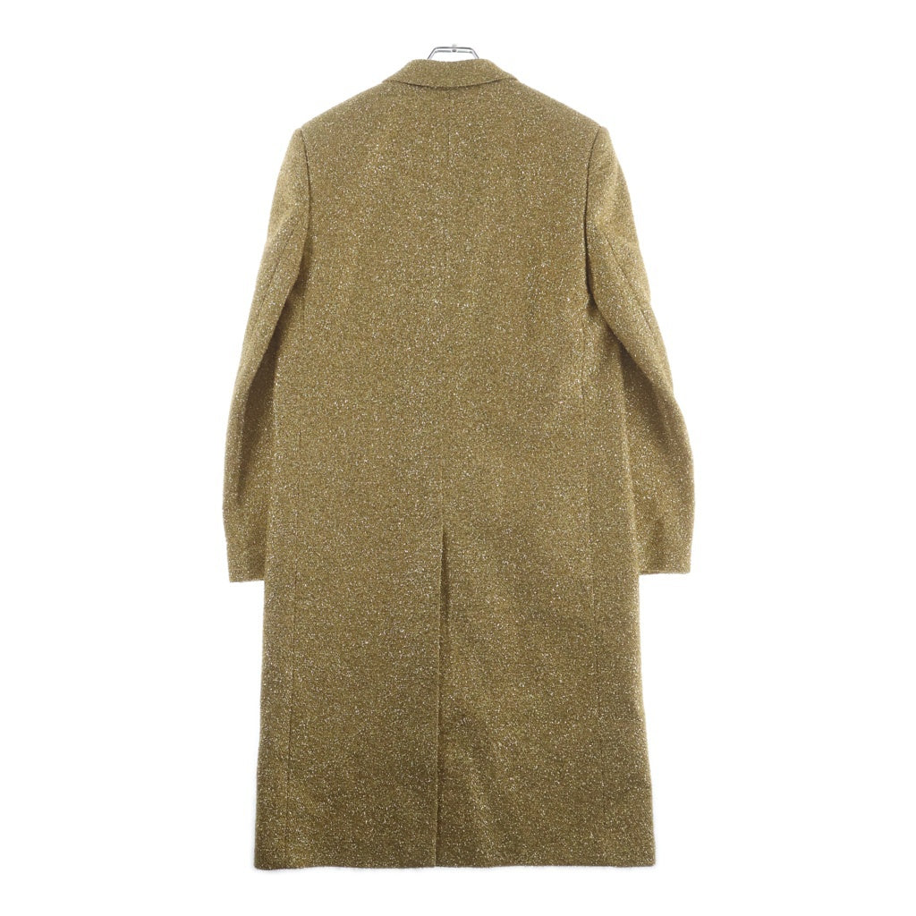 CELINE(セリーヌ) METALLIC TWEED メタリックツイード チェスターコート ゴールド 2M915292S