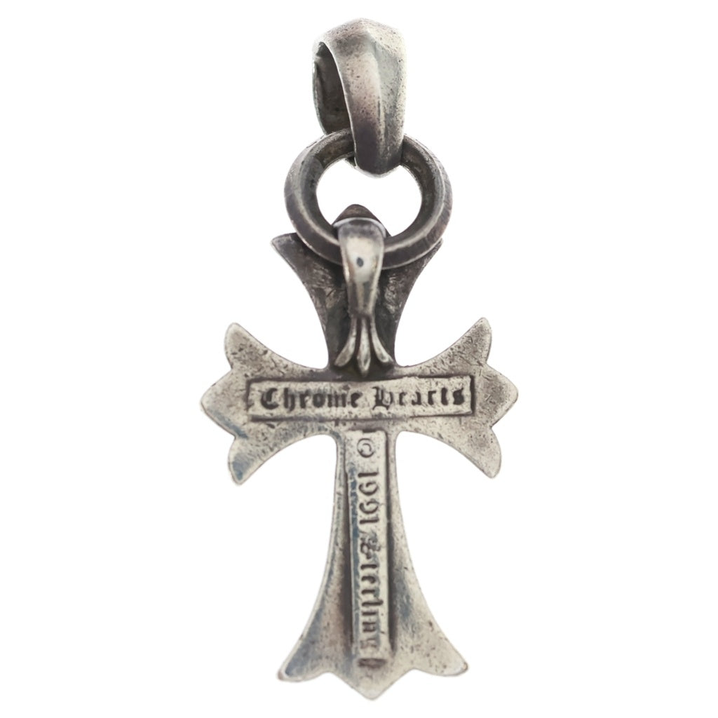 CHROME HEARTS(クロムハーツ) CH CRS SML W/BALE Wベイル スモールCHクロス ペンダントトップ シルバー BCA218