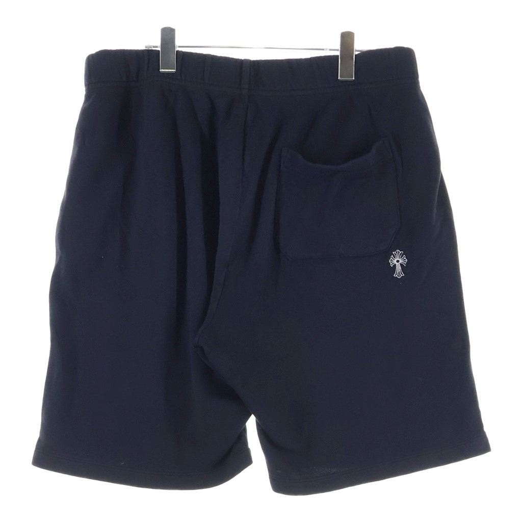 CHROME HEARTS(クロムハーツ) Y NOT VERTICAL LOGO SHORT PANTS ワイノット バーティカルロゴ刺繍 ハーフパンツ ブラック