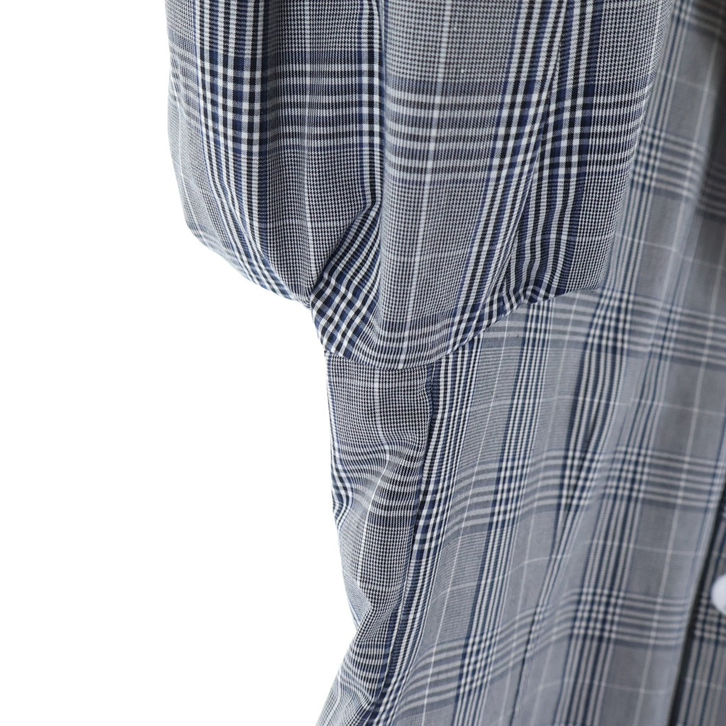 MONCLER(モンクレール) GUACCA RIND1100626 テーラードジャケット チェック柄 スナップボタン グレー