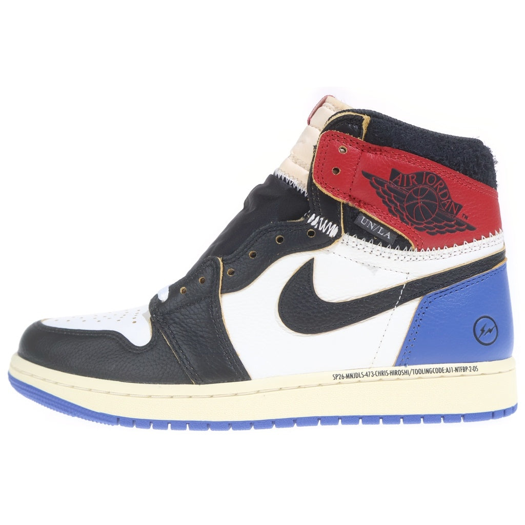 NIKE(ナイキ) ×fragment design ×UNION AIR JORDAN 1 RETRO HIGH OG SP フラグメント ユニオン エアジョーダン1 レトロ ハイカットスニーカー US9/27cm IO7847-002