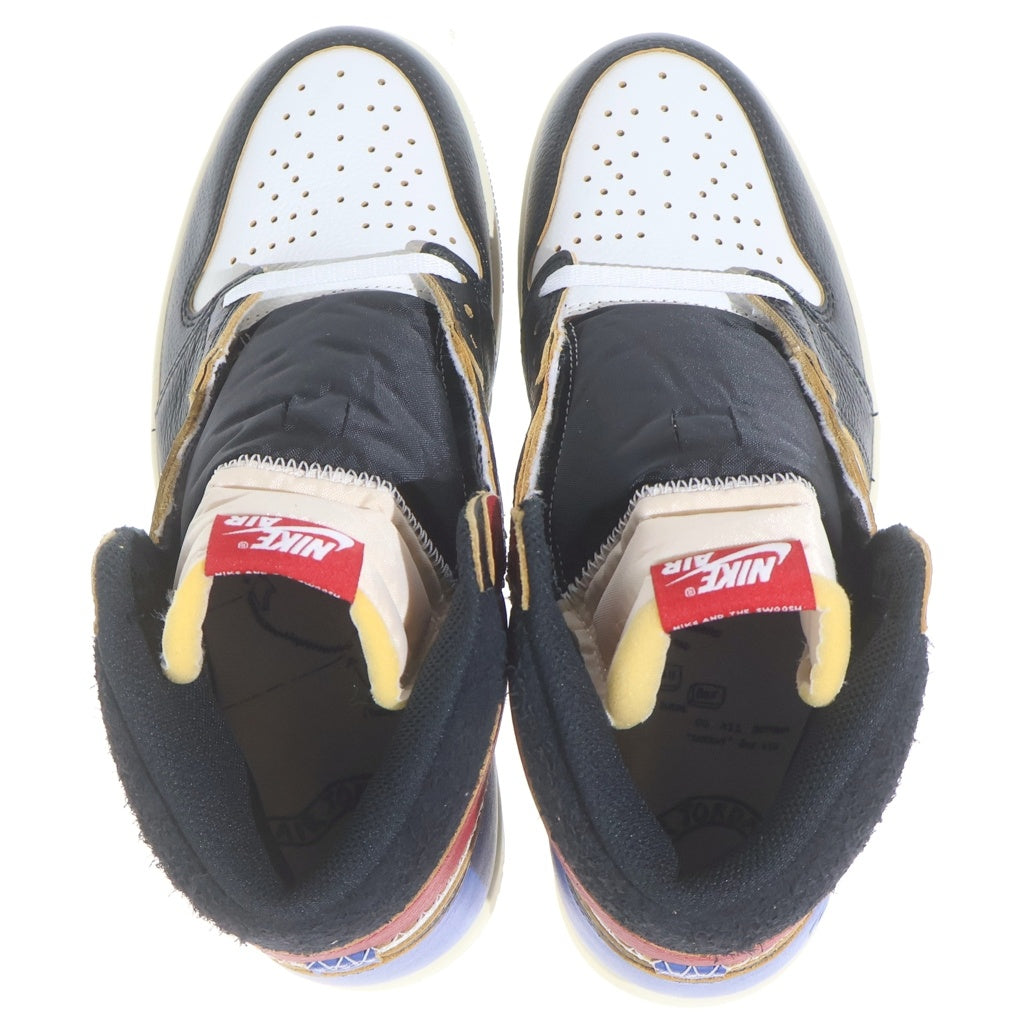 NIKE(ナイキ) ×fragment design ×UNION AIR JORDAN 1 RETRO HIGH OG SP フラグメント ユニオン エアジョーダン1 レトロ ハイカットスニーカー US9/27cm IO7847-002