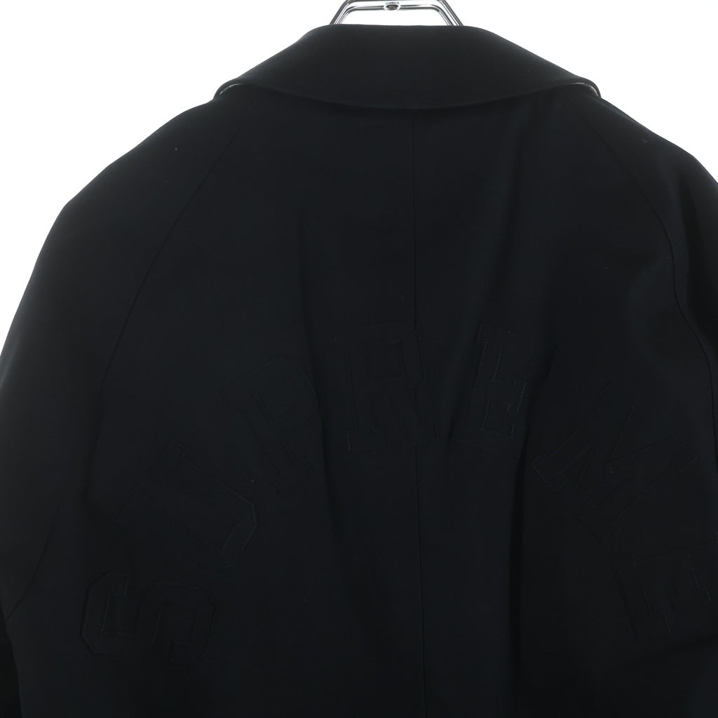 SUPREME(シュプリーム) 16AW ×Aquascutum Stainless Steel Collar Coat アクアスキュータム ステンカラーコート ブラック