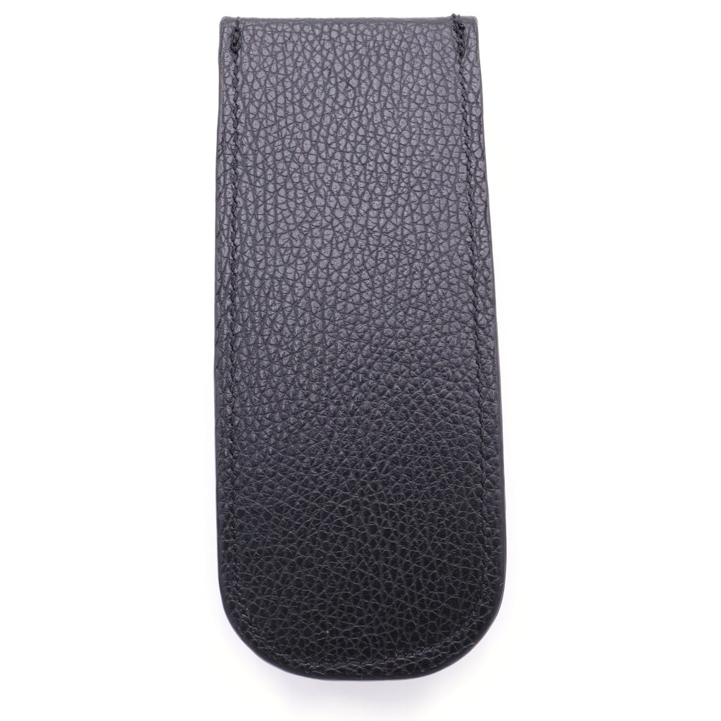 CHROME HEARTS(クロムハーツ) CASE スクロールラベル レザーメガネケース ブラック