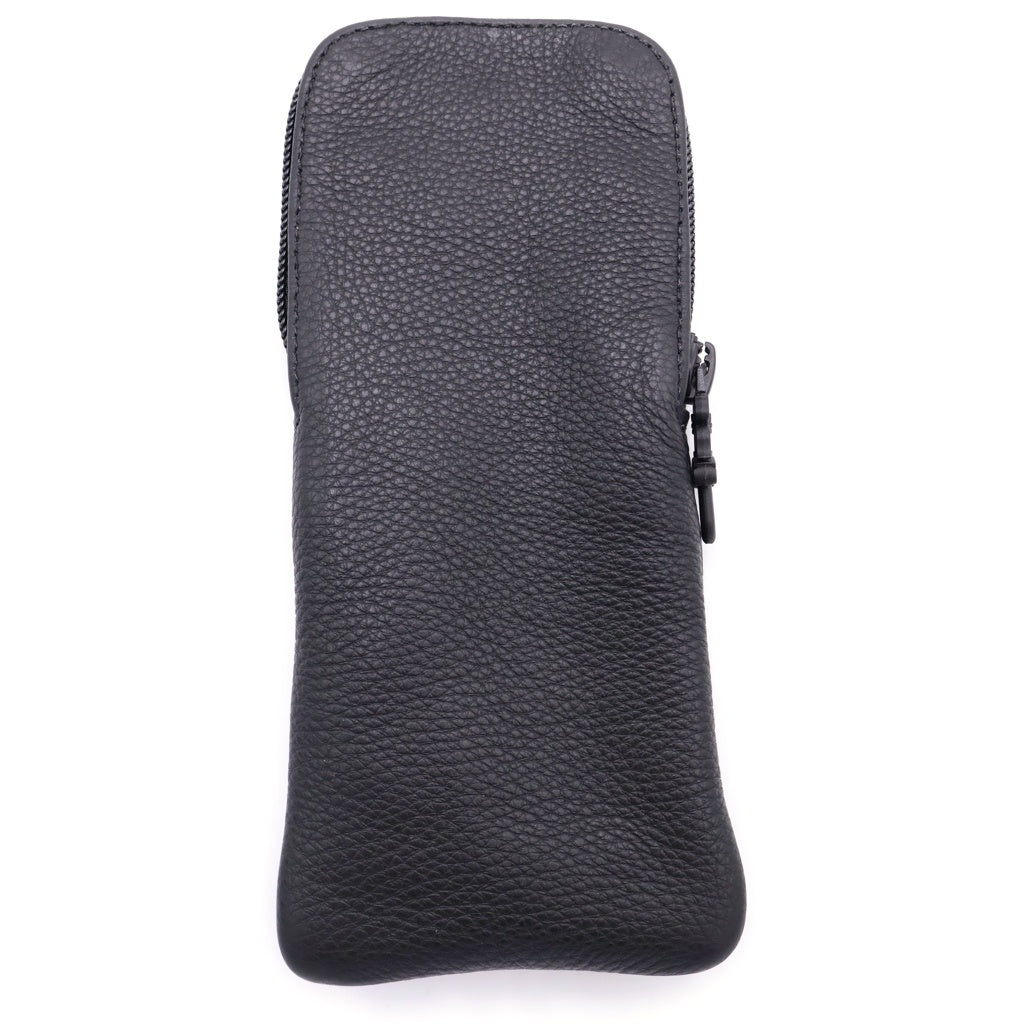 CHROME HEARTS(クロムハーツ) CASE CHPLUS クロスモチーフ レザー メガネケース ブラック