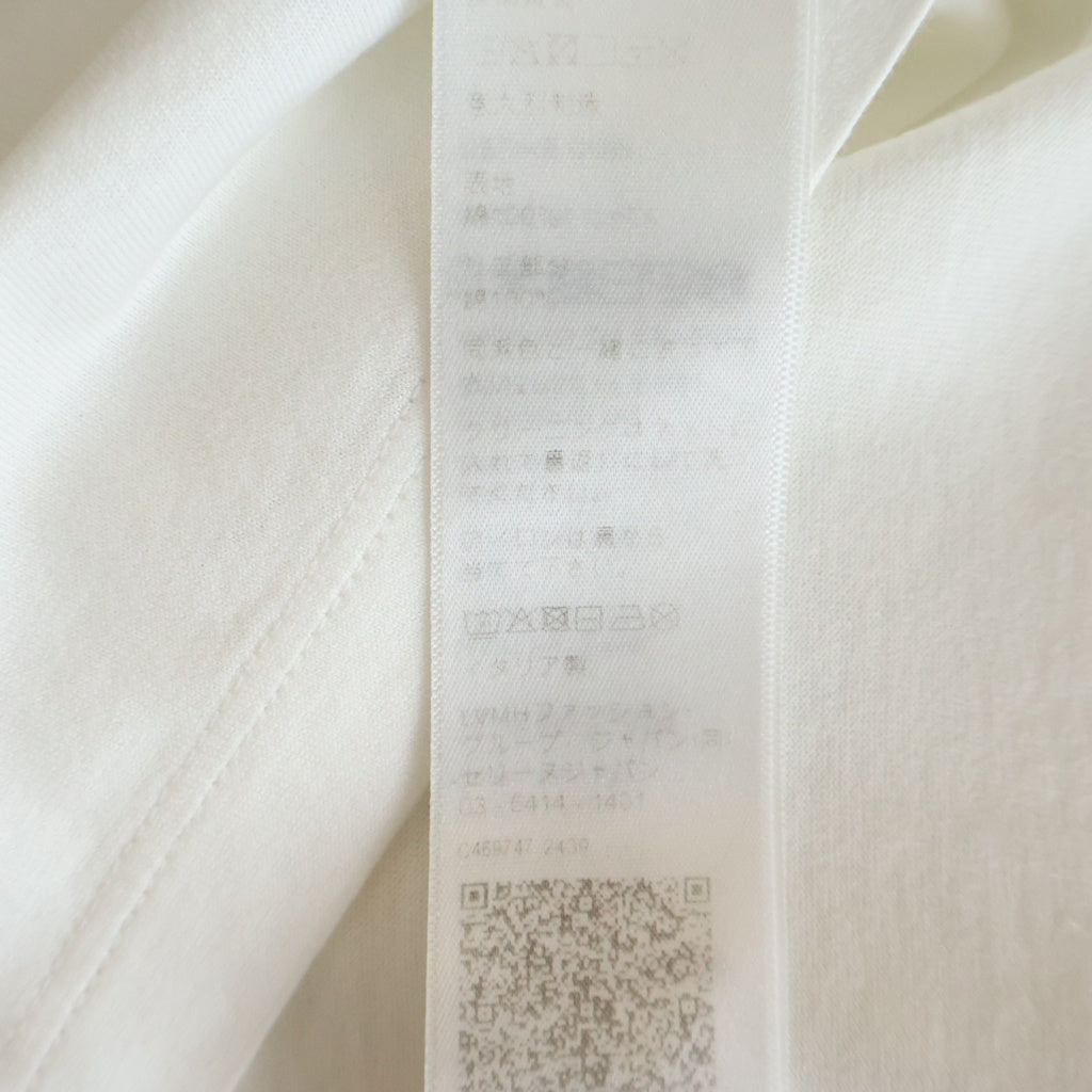 CELINE(セリーヌ) 25SS HAPPY HAPPY プリント クルーネック 半袖Tシャツ カットソー ホワイト RX06F671Q