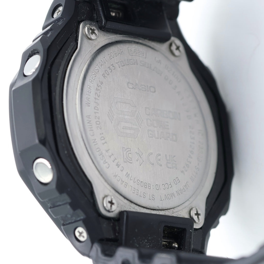 CASIO G-SHOCK(カシオ ジーショック) GA-B2100 ラバーバンド デジアナ時計 ウォッチ ブラック