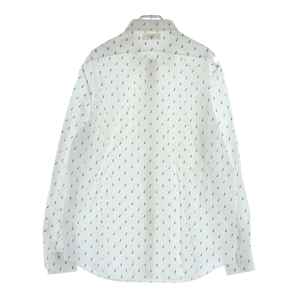 CELINE(セリーヌ) ミュージックノート 長袖シャツ ホワイト 2C034189D