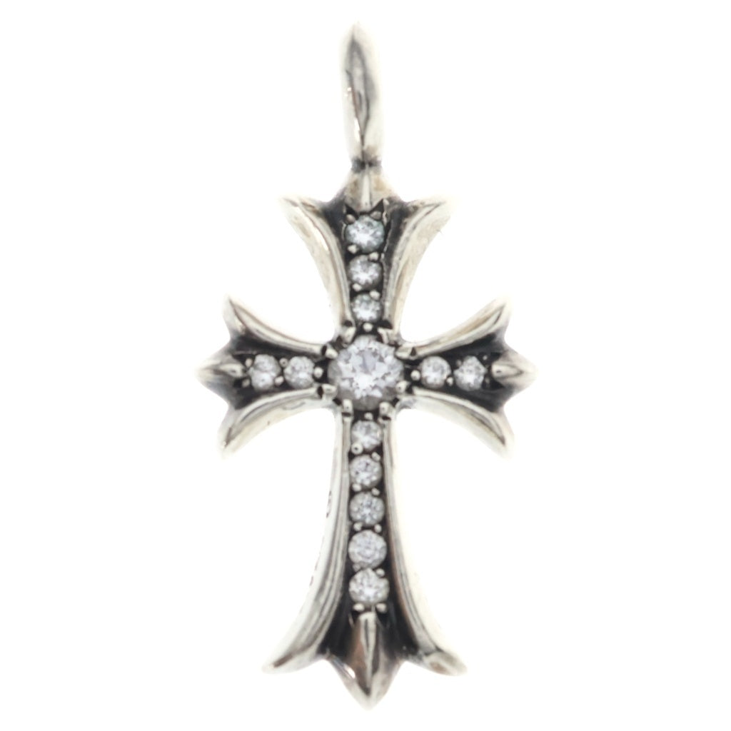 CHROME HEARTS(クロムハーツ) TNY CRSF P/DIA タイニーファットクロス PAVEダイヤ ペンダントトップ シルバー