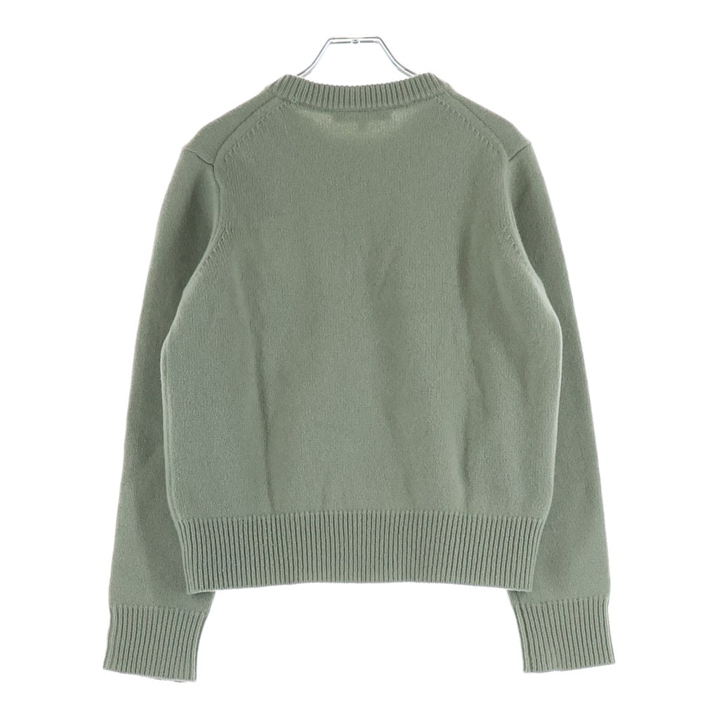 MAISON KITSUNE(メゾンキツネ) MAISON KITSUNE メゾンキツネ フォックスヘッド ニット セーター レディース グリーン NW00808KM0329