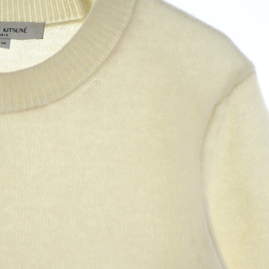 MAISON KITSUNE(メゾンキツネ) LUNAR NEW YEAR Knit Sweater メゾンキツネ 旧正月 ラムズウール ニットセーター レディース ホワイト QW080CLKT1006
