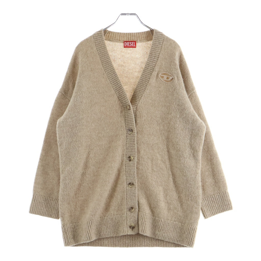 DIESEL(ディーゼル) Oval D logo Wool Cardigan Sweater M-AREELA