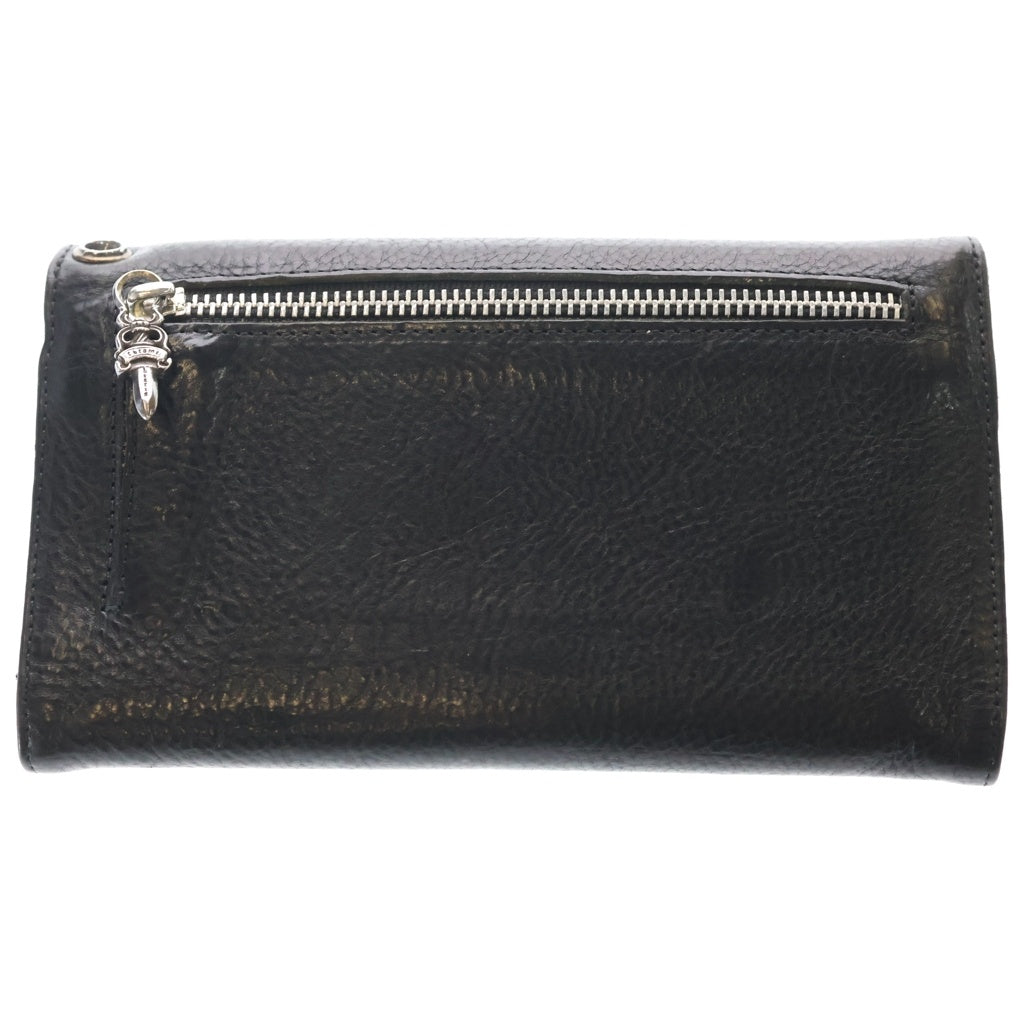 CHROME HEARTS(クロムハーツ) WAVE ウェーブ レザーウォレット 財布 ブラック