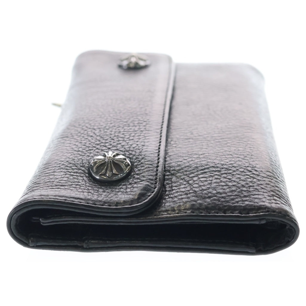CHROME HEARTS(クロムハーツ) WAVE ウェーブ レザーウォレット 財布 ブラック