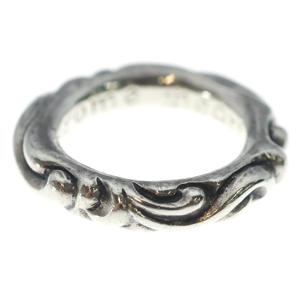 CHROME HEARTS(クロムハーツ) SCRL BAND スクロールバンド リング シルバー BCA351