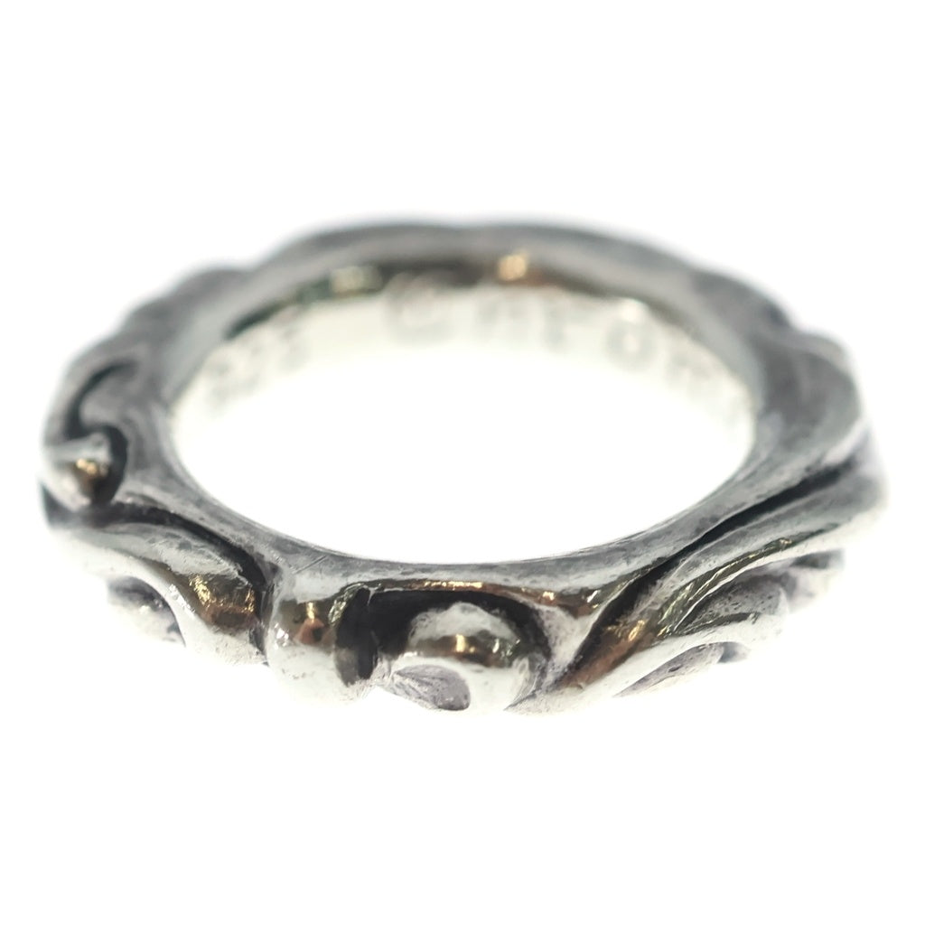 CHROME HEARTS(クロムハーツ) SCRL BAND スクロールバンド リング シルバー BCA351