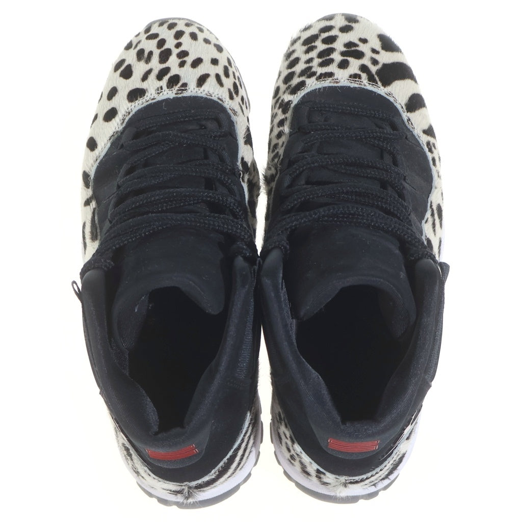 NIKE(ナイキ) WMNS AIR JORDAN 11 ANIMAL INSTINCT エアジョーダン 11 アニマル インスティンクト ハイカットスニーカー ホワイト/ブラウン US10.5/27.5cm AR0715-010
