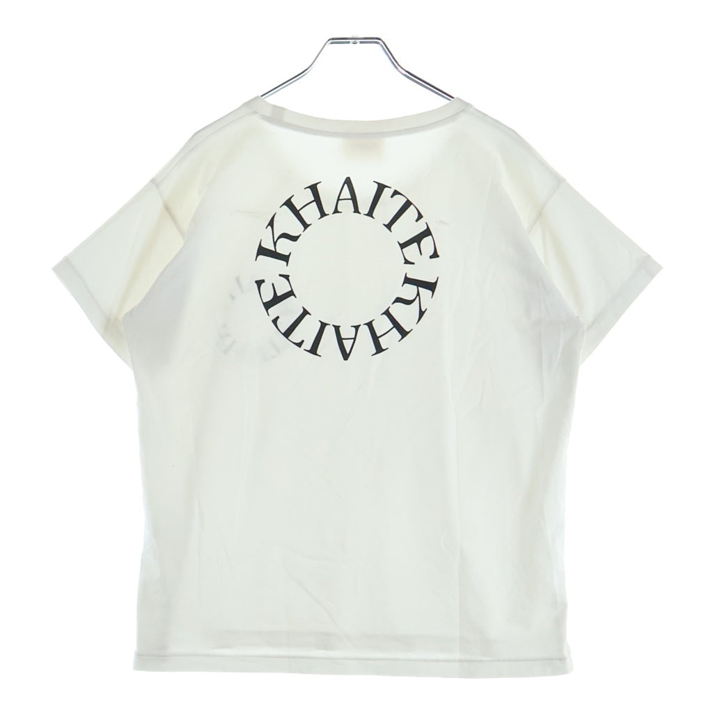 KHAITE(ケイト) KHAITE S/S T Shirt ケイト プリント半袖Tシャツ カットソー ホワイト レディース